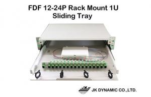 FDF 12-24P Rack Mount 1U Sliding Tray